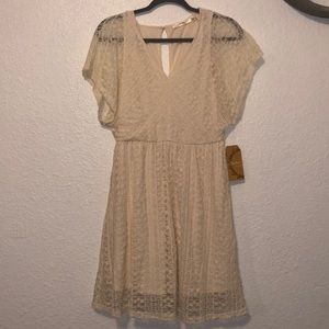 Ivory lace dress